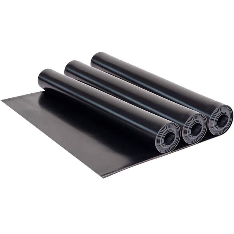 Hesdig black insulating floor mat, waterproof rubber mat for power distribution room, rubber carpet, rubber sheet, 5mm thick, 1m*5m JG-1631