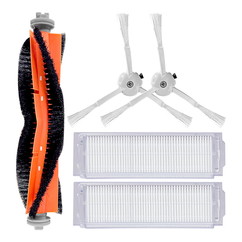 Jingxi is suitable for Xiaomi Mijia sweeping and mopping robot 3 accessories sweeper MJST1S side brush filter main brush cover mop cloth 6 sheets