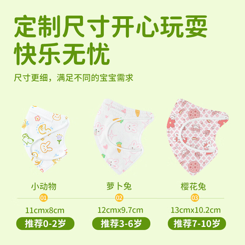 Chaoya Medical Surgical Mask 3D Three-dimensional Autumn and Winter Warm and Breathable Independently Packed Cartoon Hypoallergenic 30 Pieces/Box