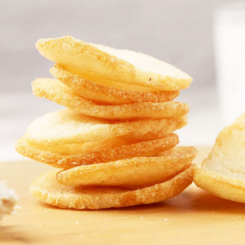 Papatonk imported shrimp crackers from Indonesia, original flavor 170g (85g*2 bags), puffed potato chips, casual snacks for Internet celebrity dramas