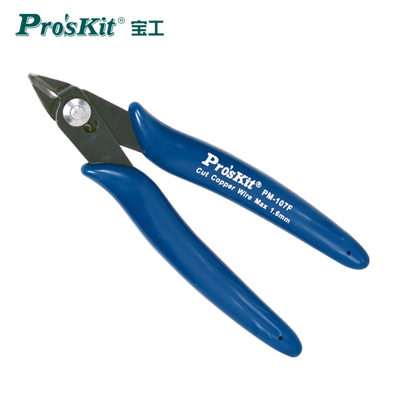 Baogong (Pro sKit) PM-107F blue handle precision Ruyi diagonal pliers 130mm