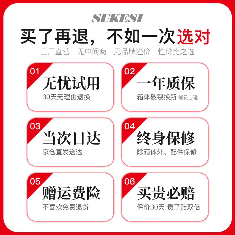 Juanling suitcase, next day delivery, lightweight, small boarding case, sturdy and durable suitcase, student universal wheel password trolley case, classic Yahei 18-inch 3-section trolley