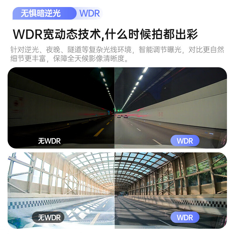 HP driving recorder f480u Plus 2K ultra-clear starlight night vision intelligent voice control 2025 new capsule type