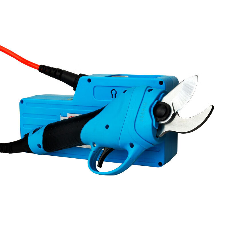 MDNG customized lithium battery cordless electric pruning shears, fruit tree scissors, pruning shears, fruit tree garden pruning rechargeable shears, Shuchang Jiahang Corded Shears 3CM, one large battery, one charge