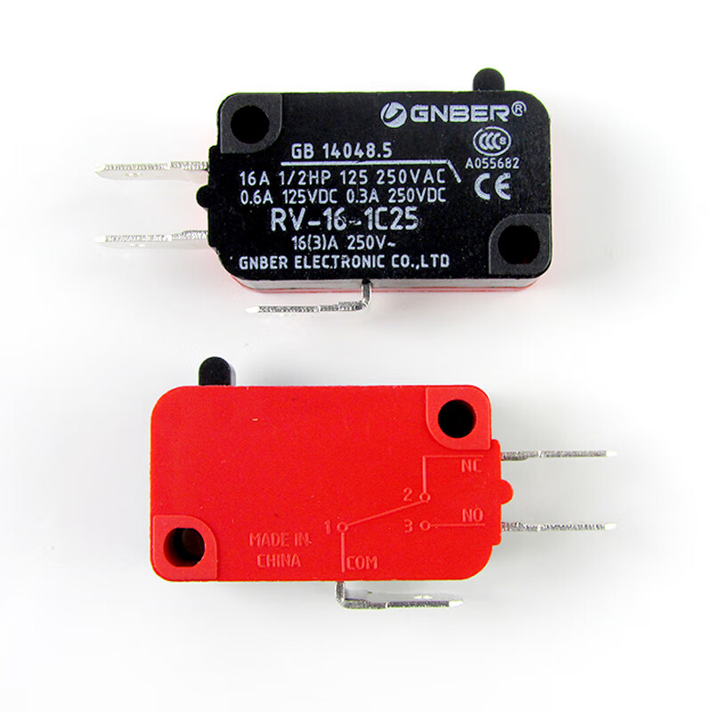 Okamoto micro switch RV-16-1C25 button type silver contact long life