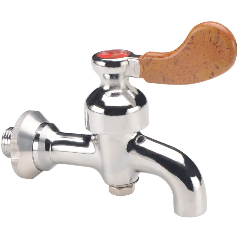 Liipinhui 3/3.5/4-point electric water boiler faucet with high temperature resistance all-copper commercial water tank hot water bucket water boiler faucet 3-point black handle water boiler faucet