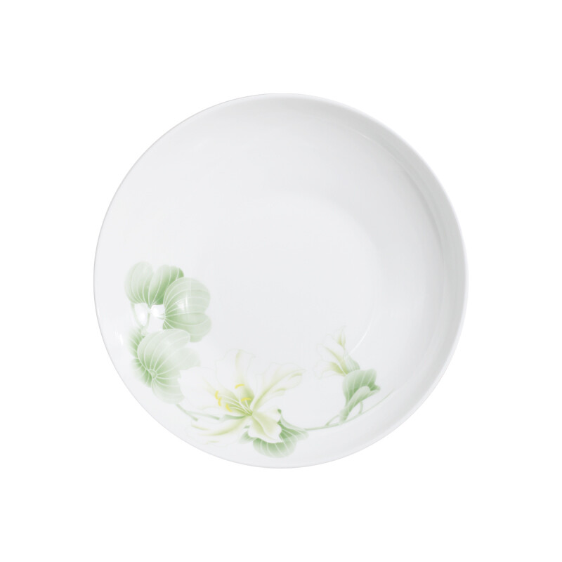 Huaguang National Porcelain bone china tableware set lead-free cadmium healthy glaze color bowls and plates gift box set Qingqiu Yayun 4 people Qingqiu Yayun 4 bowls 4 plates 4 spoons