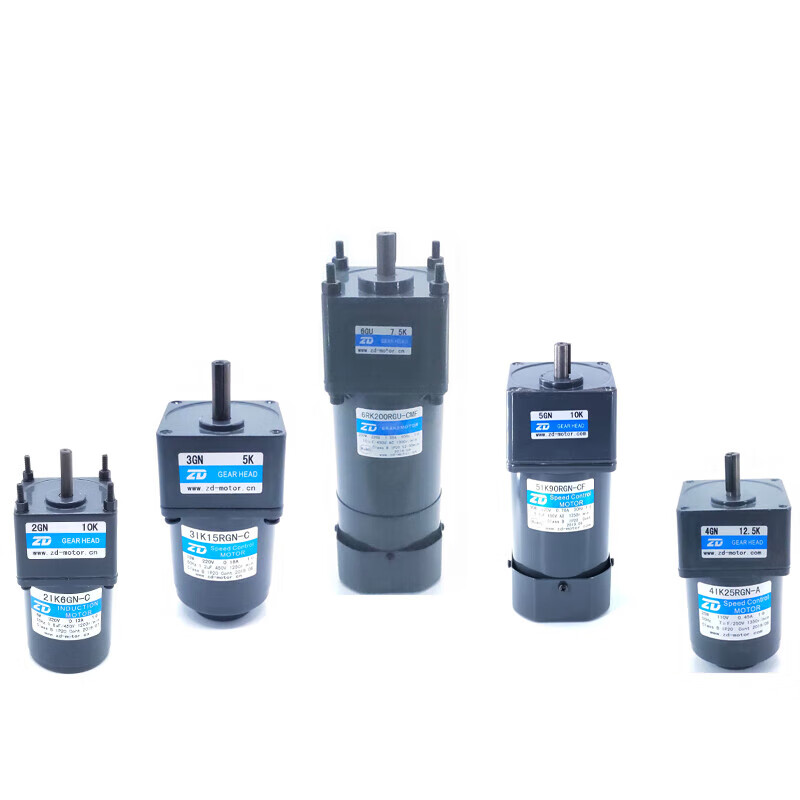 ZD Zhongda motor 6W-250W 110V 220V speed regulating motor gear reducer speed ratio 3-750 optional 4IK25RGN A(F)(110V)90K(B)-200K(B)