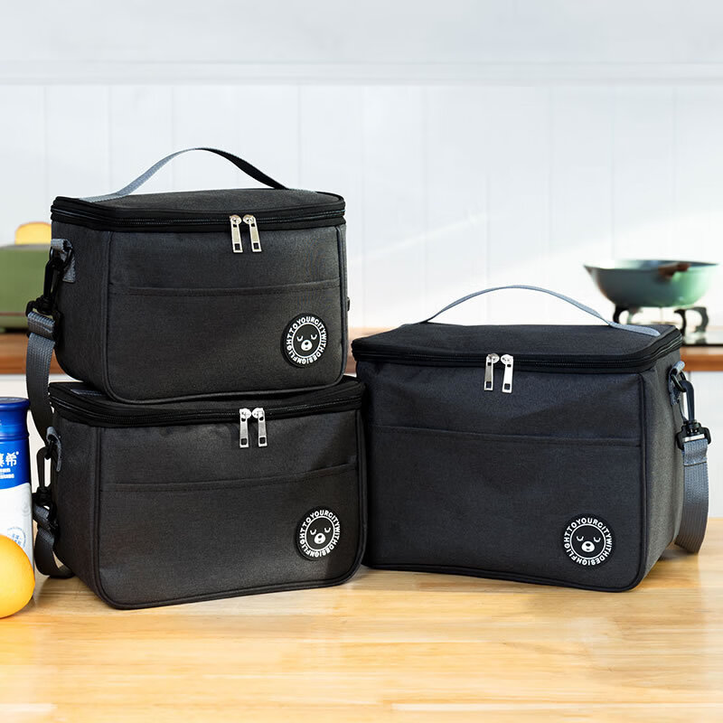 Yuhua refrigerated bag portable cold storage extra thick insulation bag frozen food lunch bag lunch box bag outdoor insulated box commercial stall bag Navy small size