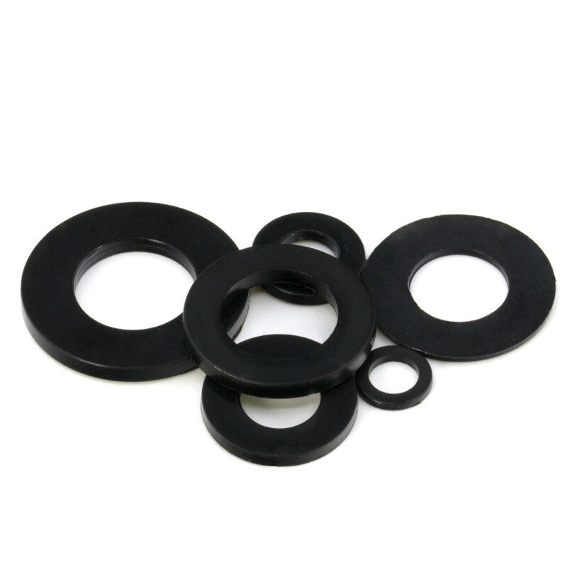 Yuruo nylon gasket plastic gasket washer to increase insulating plastic round flat gasket M2M3M4M5M6M8M10M12 8*16*1.5200 pieces