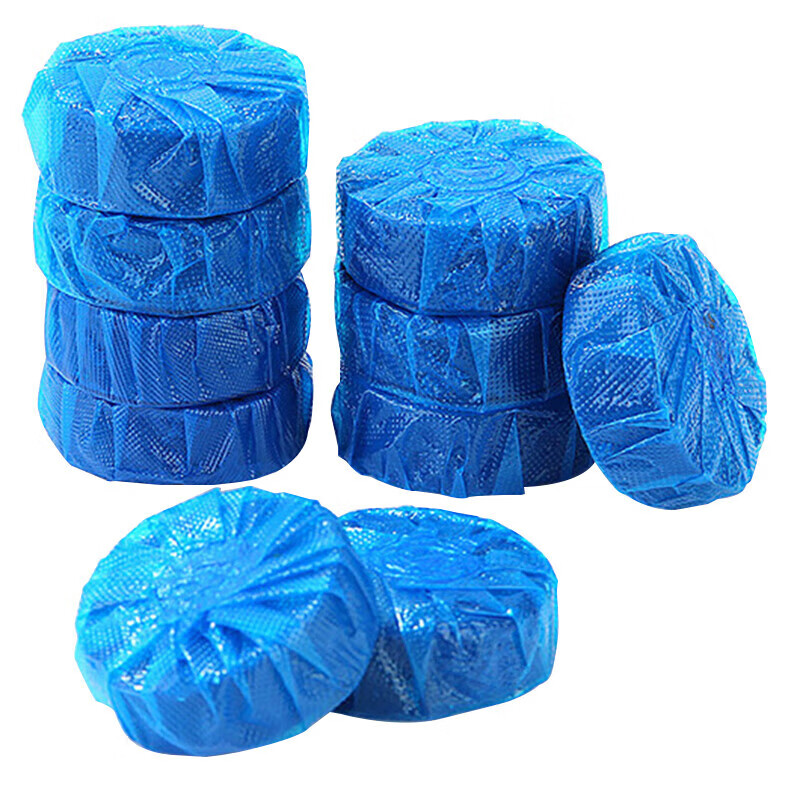 Jinguluo KSA-1 Toilet Cleaning Ball (10 pieces) Toilet Cleaning Ball Blue Bubble Toilet Tank Automatic Cleaner Deodorizing Magic Tool