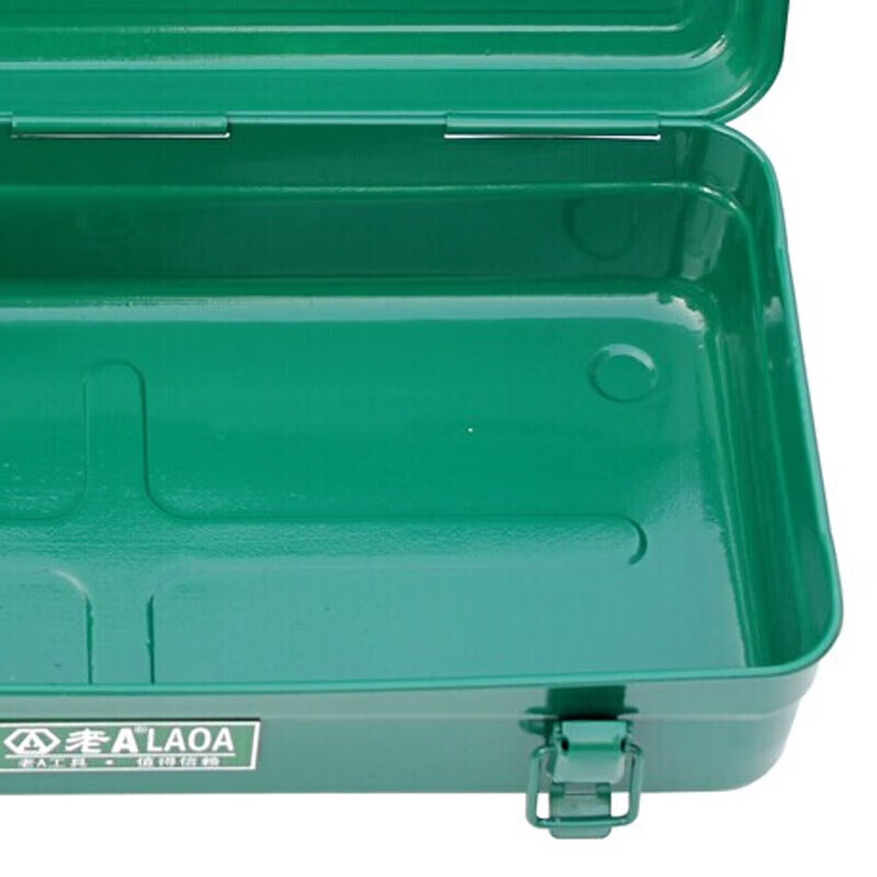 LAOA (LAOA) hardware household tool box storage box car thickened iron box without partition 11 inches LA113211