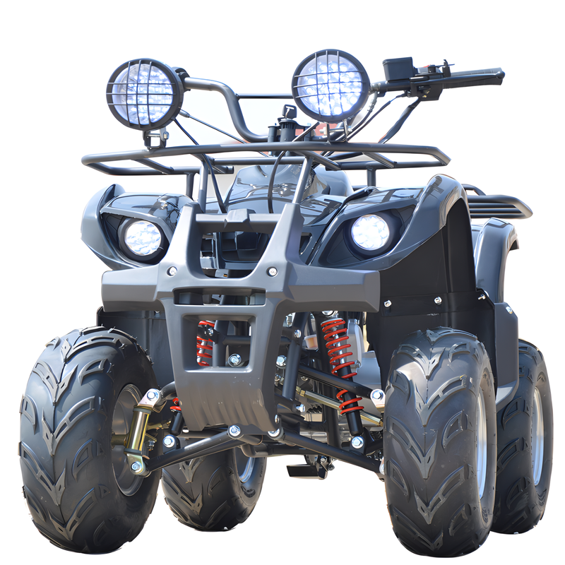 Langchuang ATV110cc big and small bull ATV four-wheel off-road motorcycle kart adult fuel all-terrain vehicle yellow 110cc horizontal engine