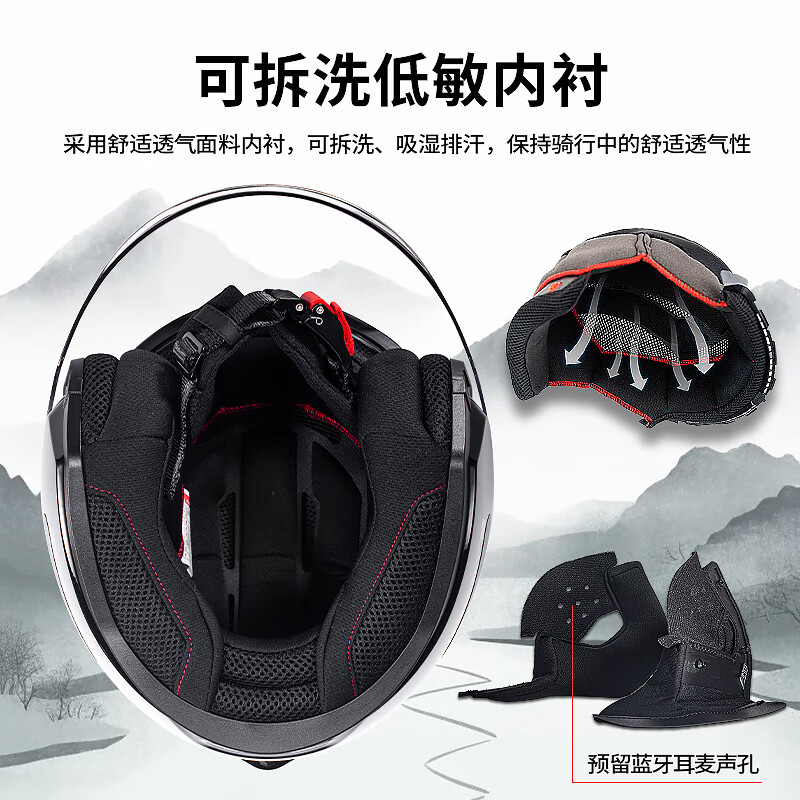 LS2 Summer Motorcycle Half Helmet Large Size Men's and Women's Commuting Electric Vehicle Helmet Pedal Three-quarter Helmet OF608 Black/Orange Gray Phantom 3XL (61-62 Head Size Recommended)