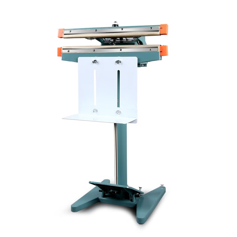 BLEUETS aluminum frame foot sealing machine foot type upper and lower heating sealing machine commercial aluminum foil bag sealing machine industrial high power heat sealing machine 650 lower heating