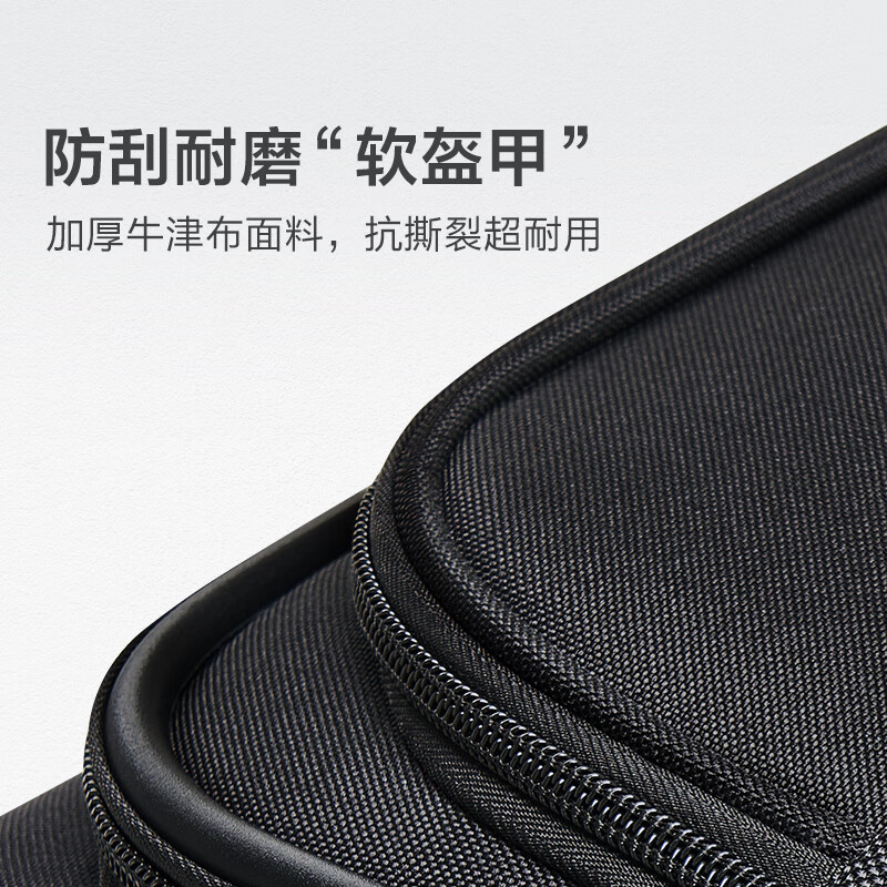Hermes Oxford cloth suitcase checked trolley case 24 inches men's business large-capacity suitcase women's front open lid canvas box