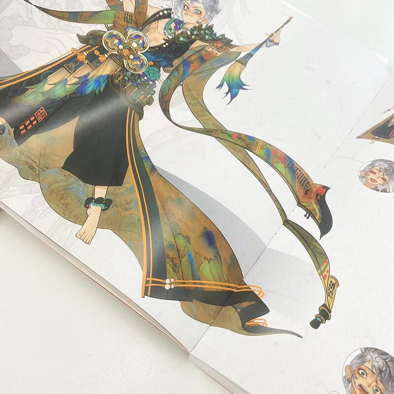 Qi Ling National Treasure Humanoid Design Art Illustration (produced by Shuyi Design)