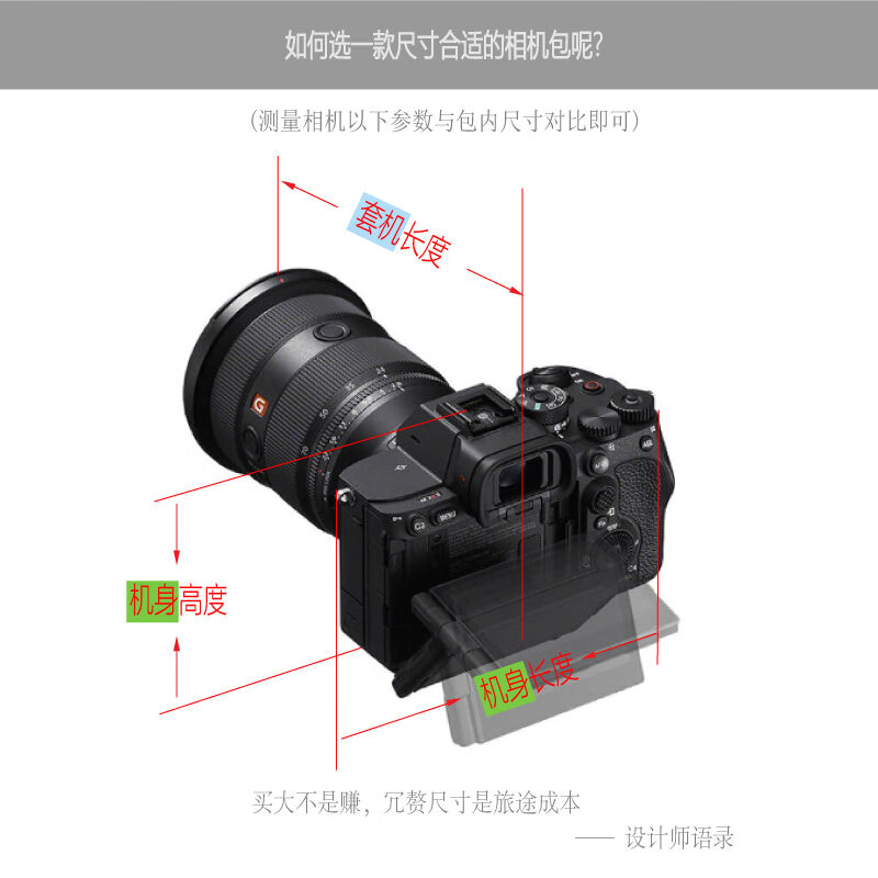 Saiteng BD04C (small) SLR camera bag, camera liner bag, pressure-resistant and convenient double-opening structure, hard camera liner bag