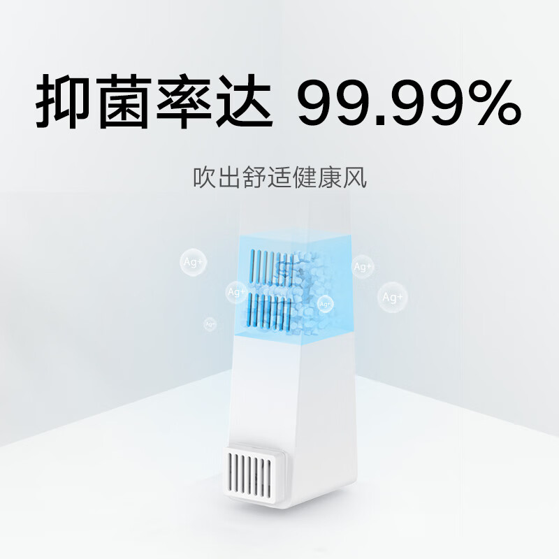 Mijia Xiaomi Smart Cooling Fan Home Air Conditioning Fan Heartbeat Season Water Cooling Tower Fan Home Ice Crystal Refrigeration Fan Air Conditioner Fan Blowing Cooling Humidification Bladeless Tower Fan ZFSLFS01DM