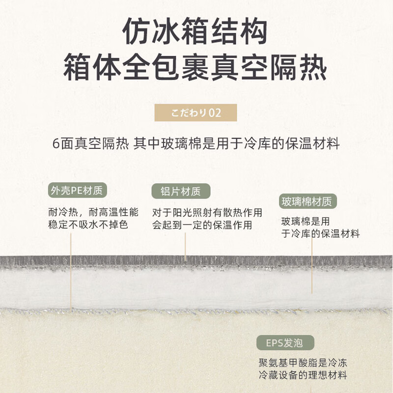 IRIS VITC20 Vacuum Insulated Cooling and Warming Box 20L Outdoor Picnic Travel Dual-Use Car Insulation Box Carbon Gray