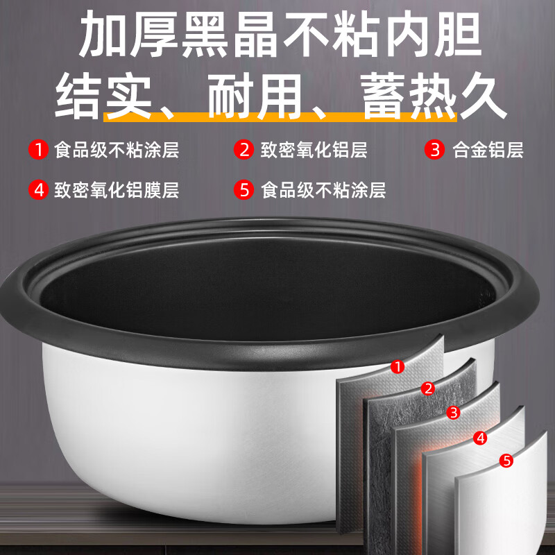 Hemisphere (PESKOE) commercial rice cooker, large capacity rice cooker for more than 10 people in canteen, large rice cooker for old-fashioned restaurants LX150-250B