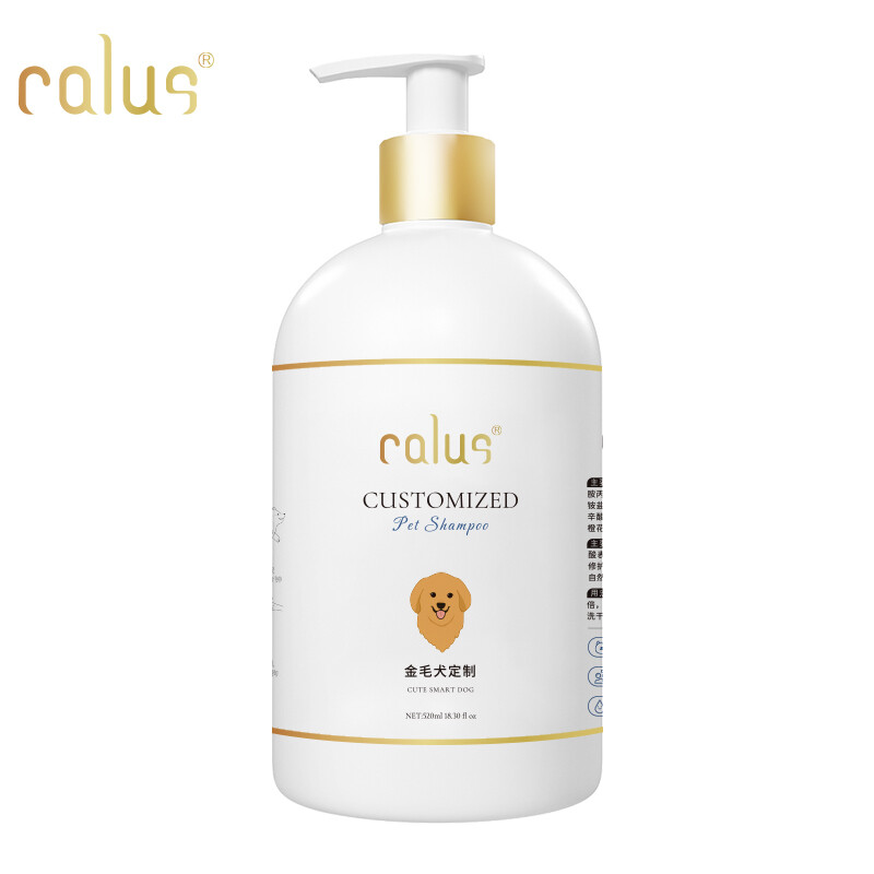 Calus Pet Dog Shower Gel Adult Puppy Universal Deodorant Bath Shampoo Golden Retriever Customized 520ml
