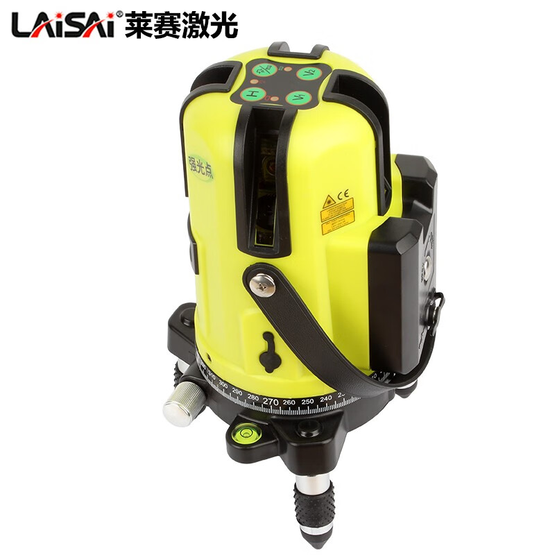 LAISAI LAISAI 5-line 3-line green light level outdoor laser infrared marking instrument automatic leveling and slashing 5-line green light UNG641SLD standard