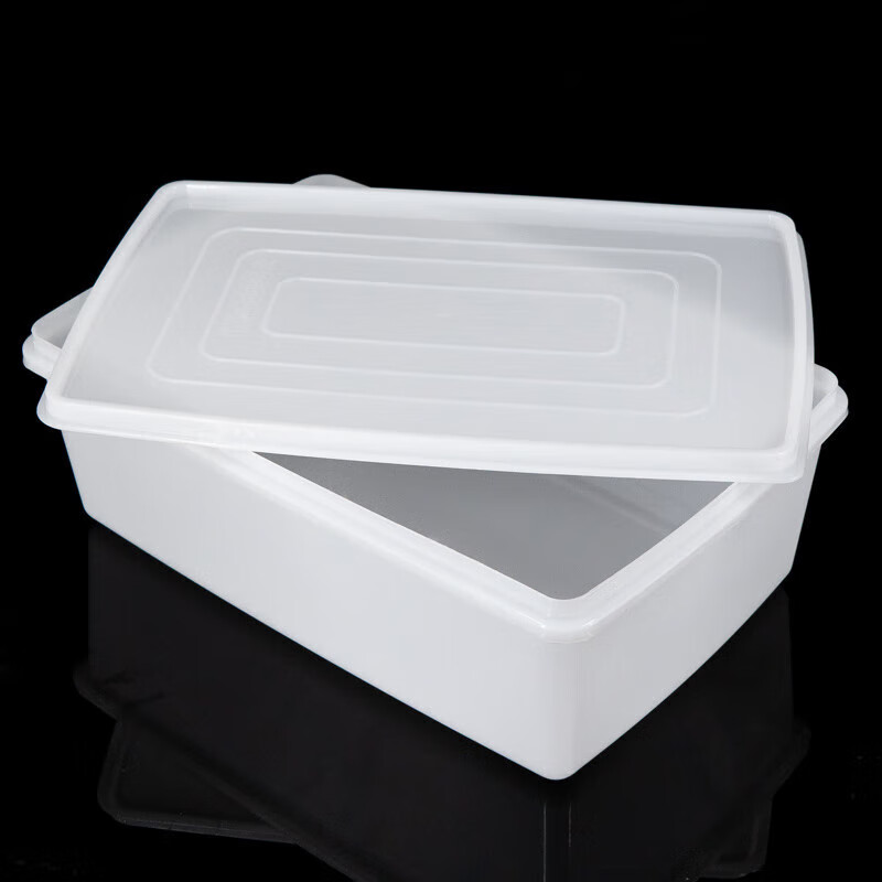 Wenstan WW-121 plastic crisper box with lid rectangular kitchen hotel large capacity crisper box sealed storage box commercial C1 (11L)