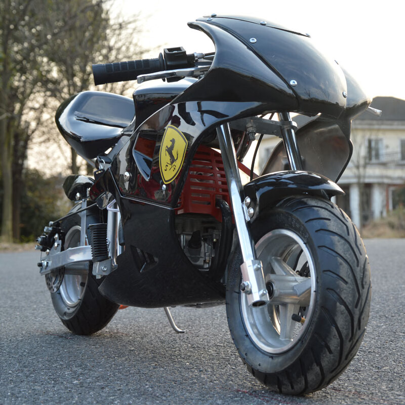 Langchuang 4-stroke mini sports car, small motorcycle, pure gasoline version, small motorcycle, fuel version, electric start, one-button start