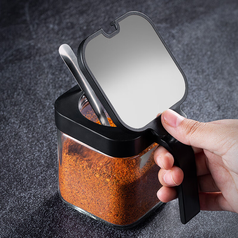 Newair seasoning box seasoning jar set household seasoning bottle kitchen salt shaker glass seasoning jar seasoning box seasoning jar