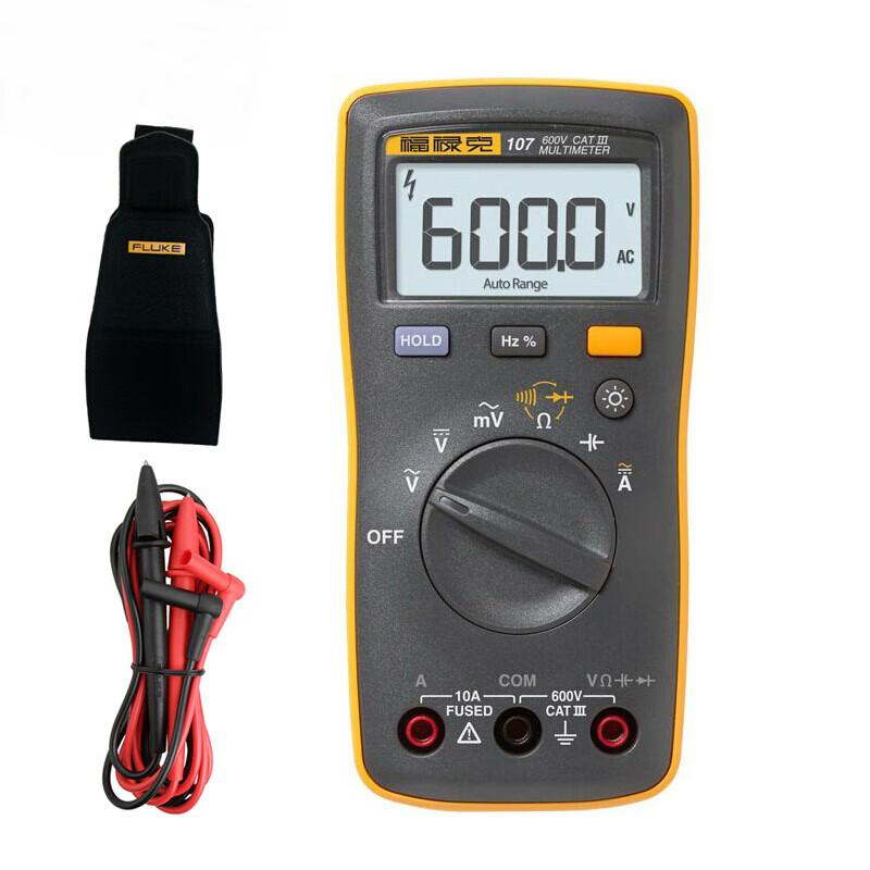 FLUKE 107 digital multimeter handheld multimeter multimeter automatic range ammeter instrumentation