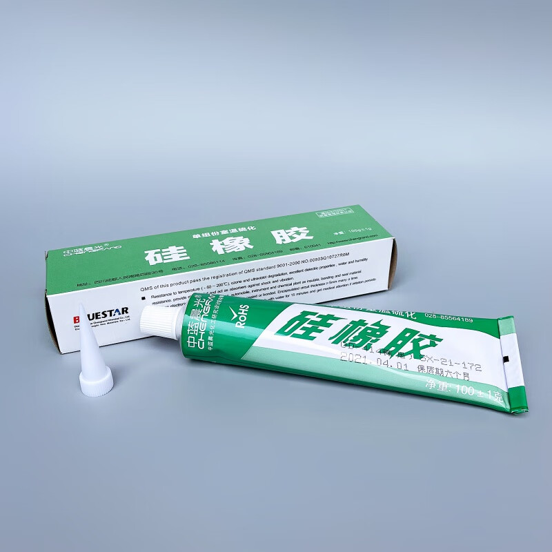 Zhonglan Chenguang one-component room temperature vulcanized silicone rubber sealant GD414GD3040GD433GD401GD405 welding GD-414 black thick (single tube) black paste