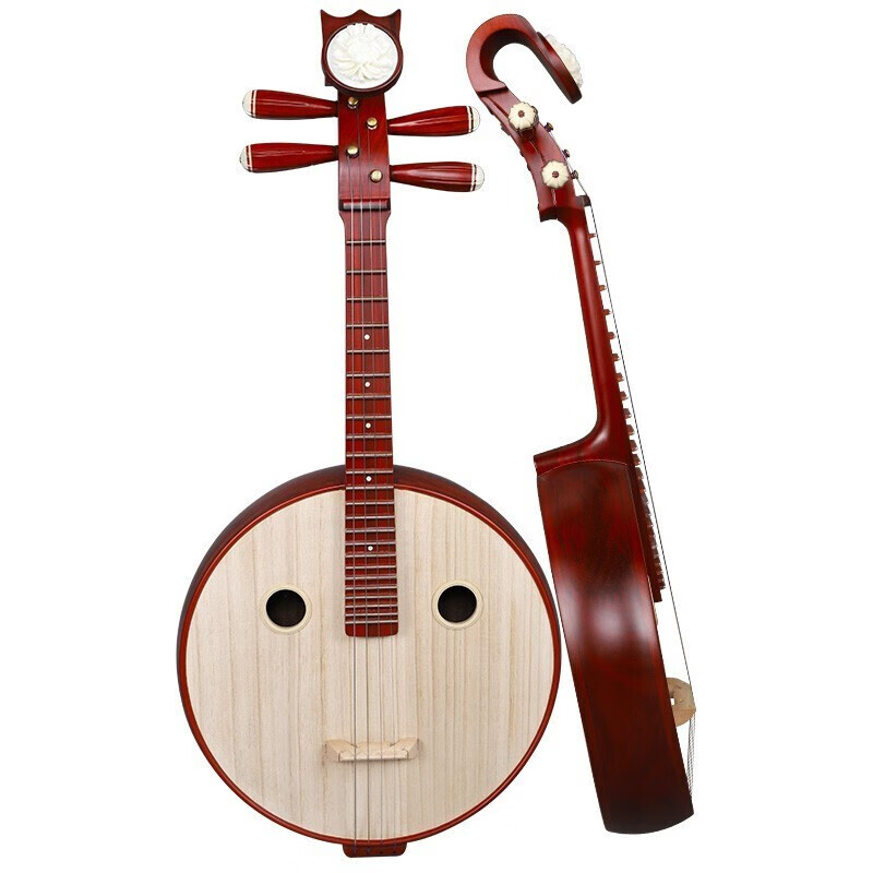 Xinghai Xiao Ruan Zhong Ruan Da Ruan national plucked instrument hardwood rosewood beginner grade examination professional performance adult children 8512 African rosewood Zhong Ruan