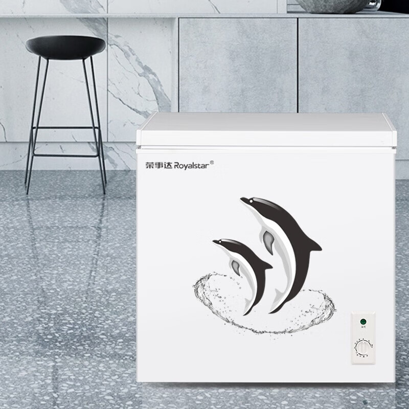 Royalstar small freezer household small frozen fresh-keeping mini refrigerated commercial horizontal freezer single-use breast milk storage cabinet energy-saving first-class energy-saving nationwide joint warranty single temperature 178L