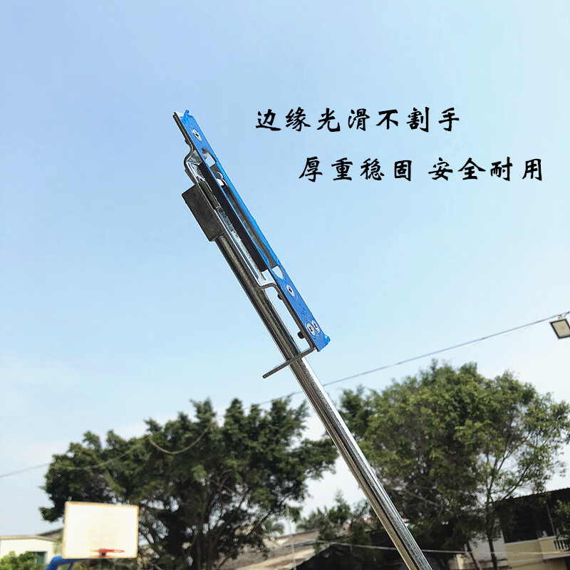 Suizhiyu 6-inch heaven and earth bolt 304 stainless steel 8-inch concealed bolt extended toothed push-pull rod fire door lock 6-inch extension 45CM heaven and earth bolt 304