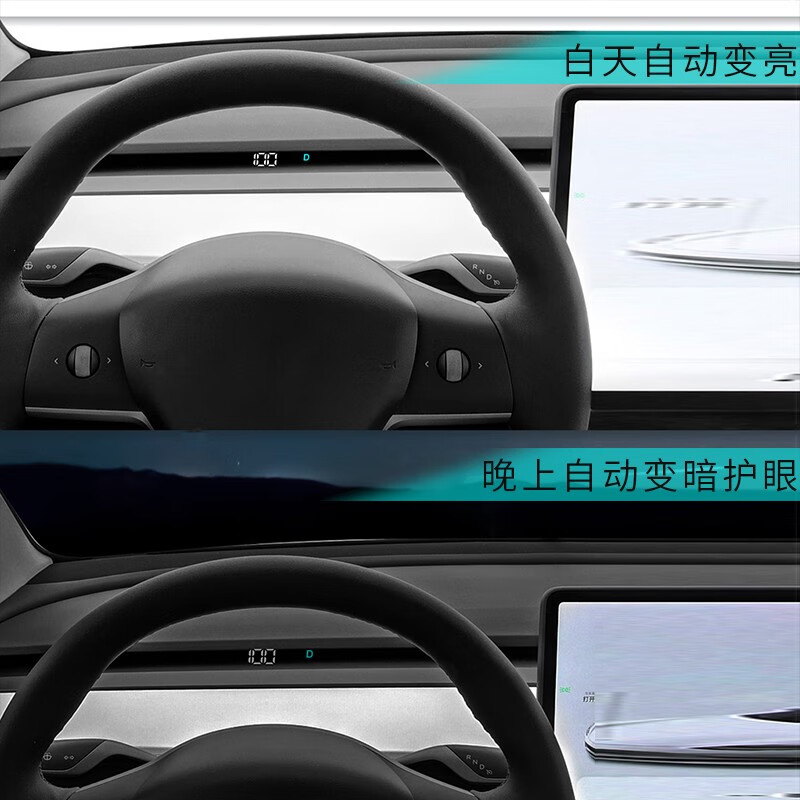 Tuchian Tesla ModelY/3 air code meter Edamame 3 speed LCD instrument panel head-up display HUD additional accessories modelY suspension ultra-clear