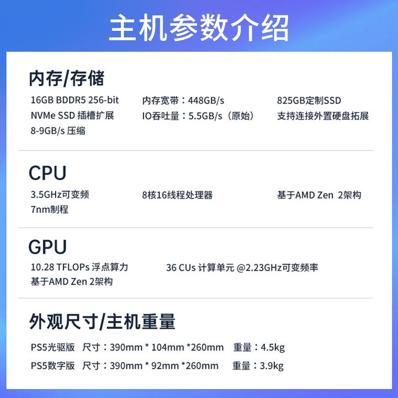 Sony (SONY) PlayStation 5 PS5 second-hand game console new home Blu-ray HD 8k 99 new with packaging ps5 optical drive version National Bank console dual handle