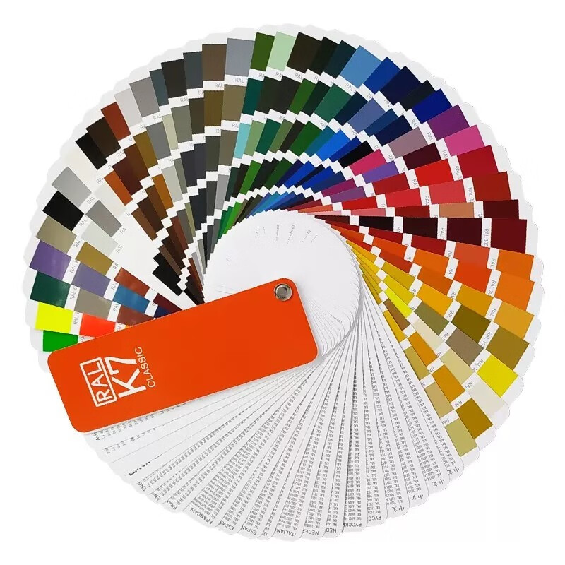 Germany RAL color card K7 international standard color card RAL K7+GSB national standard color card Chinese paint coating color card paint film color standard sample card two books