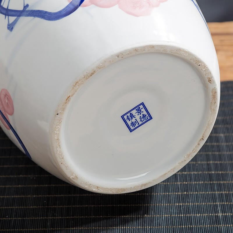 Yayan Ceramics (YAYAN CERAMICS) Yayan Ceramics Jingdezhen Ceramic Pickle Jar Pickled Salted Eggs Duck Egg Pickled Cabbage Jar Pickled Egg Jar Pickled Pickled Cabbage Jar Grape Pickle Jar 4 catties Water Capacity Small Size