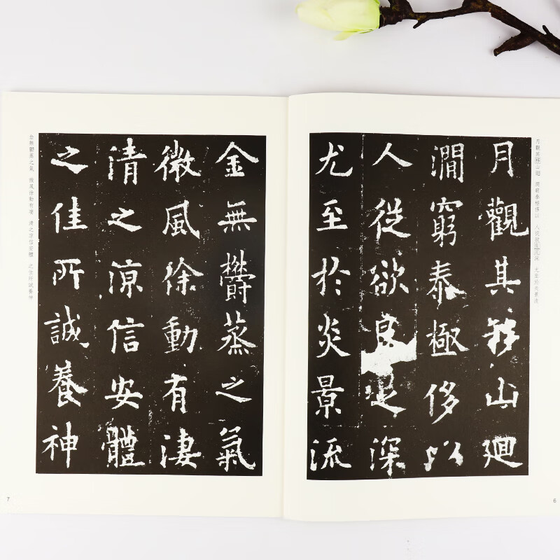 Ink dot calligraphy Ouyang Xun Jiucheng Palace Liquan inscription Selected calligraphy writing on inscriptions handed down from ancient times