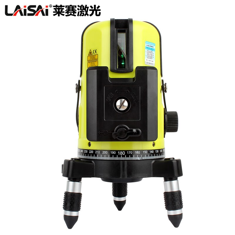 LAISAI LAISAI 5-line 3-line green light level outdoor laser infrared marking instrument automatic leveling and slashing 5-line green light UNG641SLD standard
