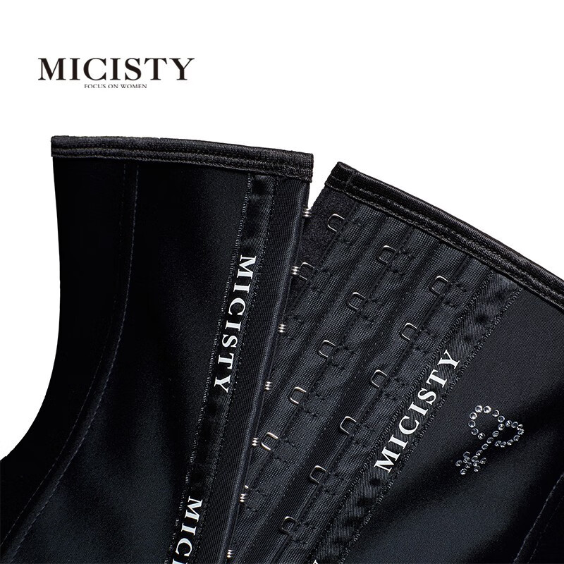 Mixi Xidi (micisty) waist and abdominal belt shaping, lower tummy belt, body shaping waist belt, sports and fitness waist shaping belt, waist belt, black S 71-76cm