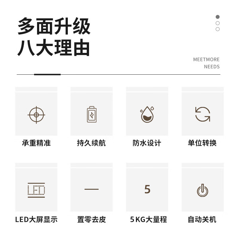 Pilot Electronic Scale Kitchen Scale Food Baking Scale Gram Scale Traditional Chinese Medicine Scale Coffee Scale Jewelry Scale Battery Model 0.1g/5kg