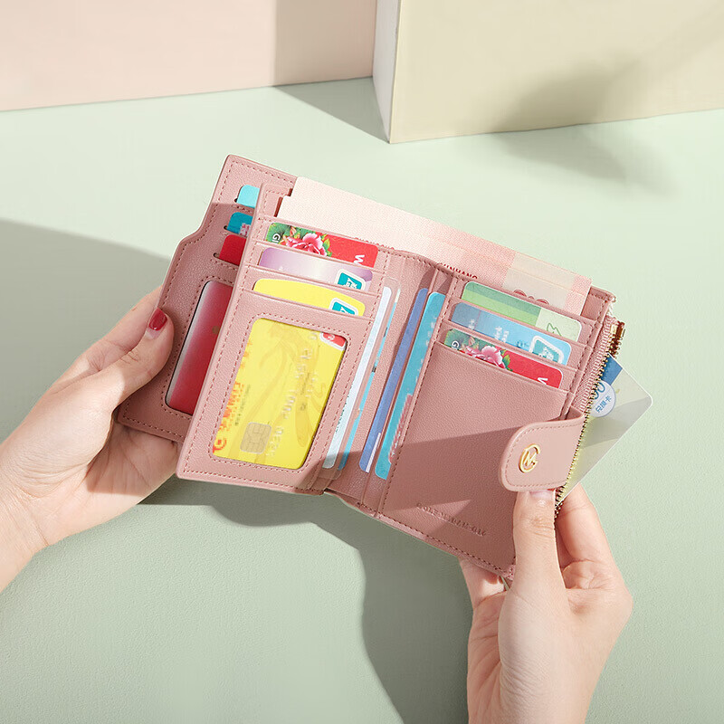 Golf (GOLF) Wallet Women's Short Large Capacity Card Holder Printed Bag Women's Bag Multifunctional Money Clip Women's Fashion Card Bag Women's Bag