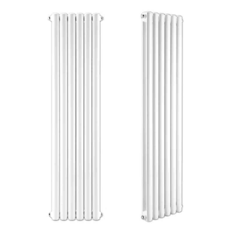 Hindema steel 60 square double column radiator steel radiator white 600mm