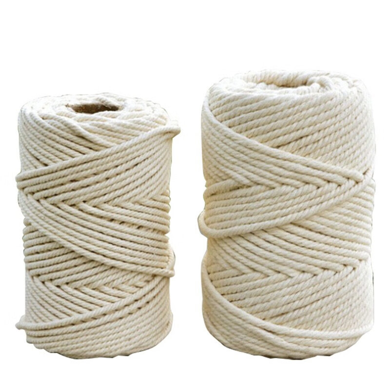 Bingyu BYjq-86 Zongzi thread cotton rope material tapestry braiding thread diy hand-woven cotton rope 4mm 100 meters