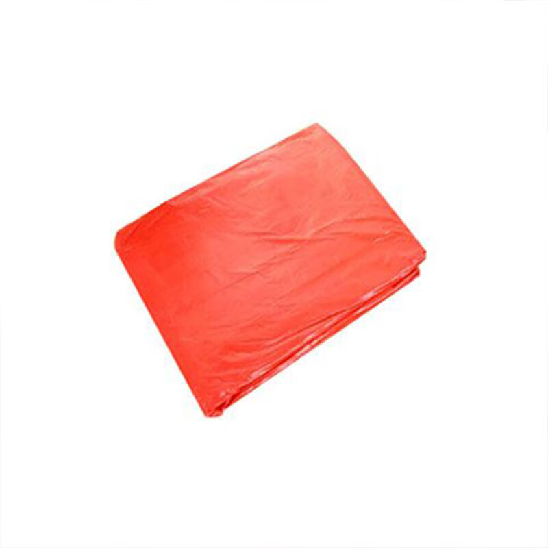 Disposable tablecloth thickened plastic film round table round rectangular square wedding banquet tablecloth thickened red 2.4 meters * 2.4 meters 10 packs total 100