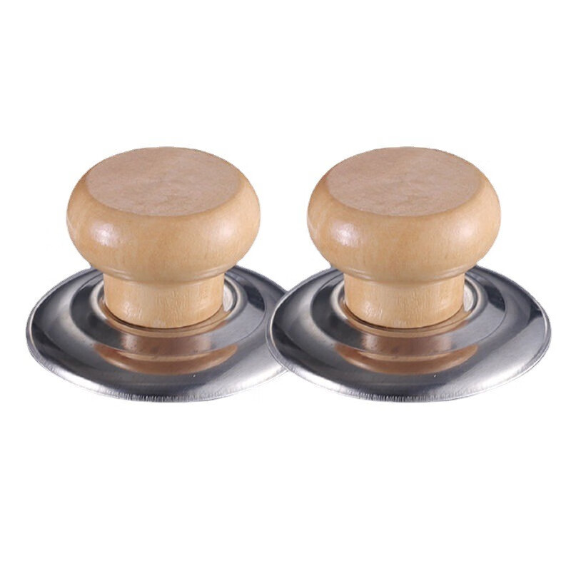 Yingrong pot lid cap universal handle anti-scalding cap stainless steel pot knob wok steamer high temperature resistant handle black pot lid cap 1 piece