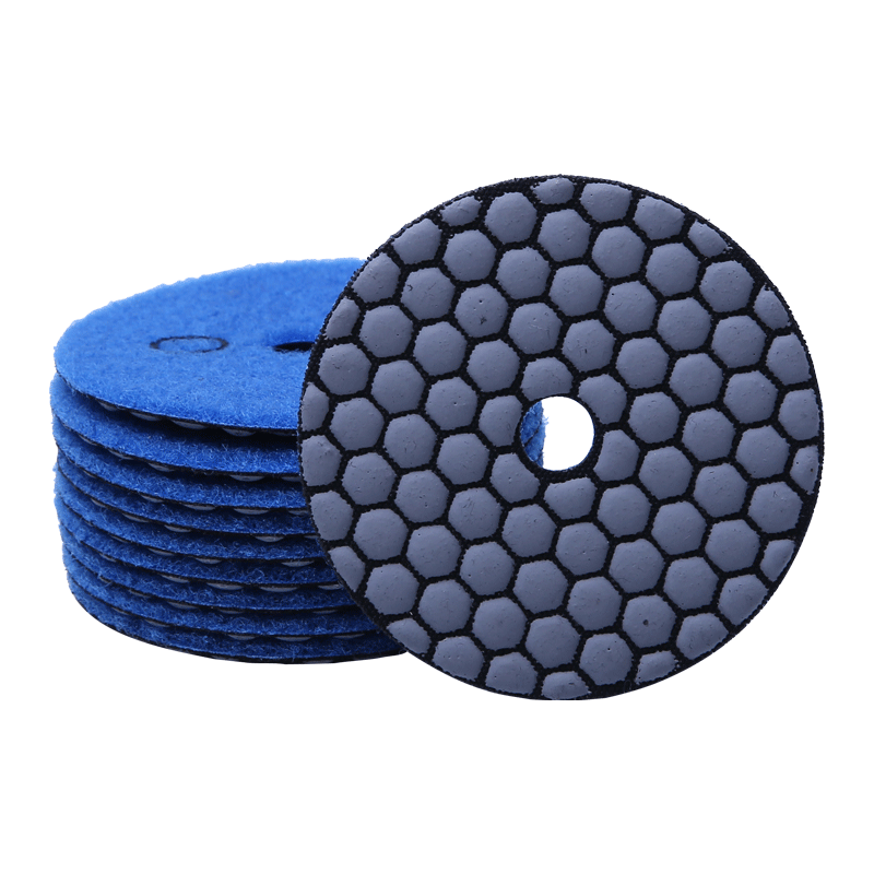 Little Ant Marble Dry Polishing Tablets Dry Polished Granite Quartz Stone Tile Stone Polishing Tablets Angle Grinder Polishing Tablets 80mm Model 3#