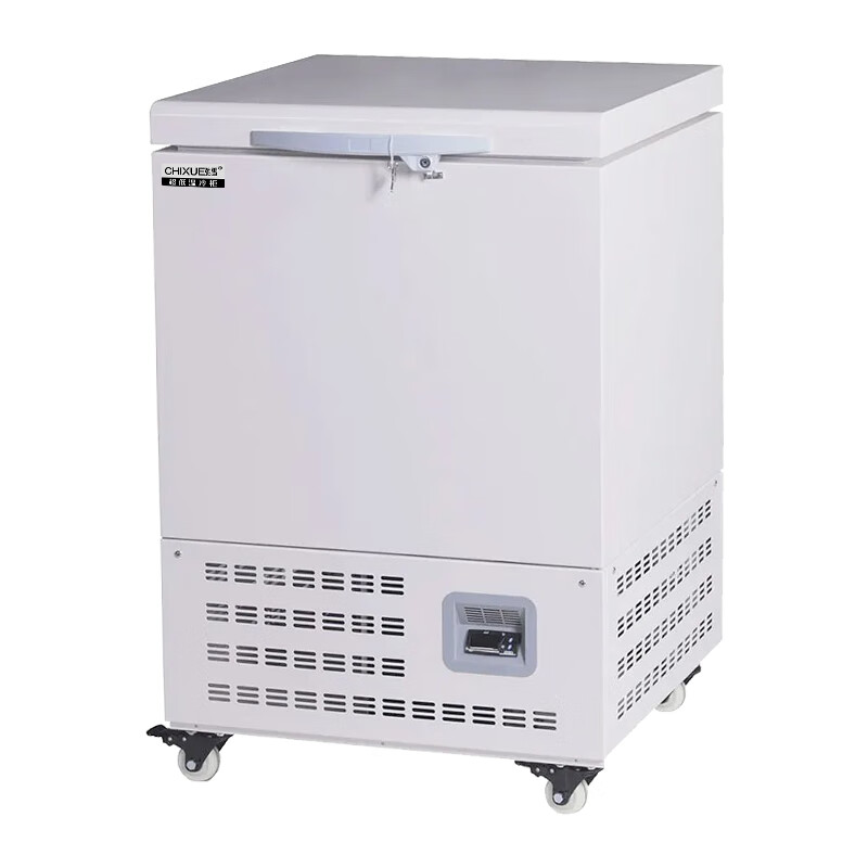 Chixue ultra-low temperature freezer minus 60/80/105/degrees Scientific research laboratory biological freezer -135/145 degrees Plasma medicine refrigerator minus 40 degrees industrial cryogenic quick freezer 58 liters Size 670*765*1025mm -15 to -40 adjustable